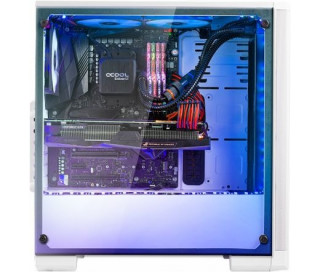 BitFenix Nova Mesh TG 4ARGB Asztali Fehér PC