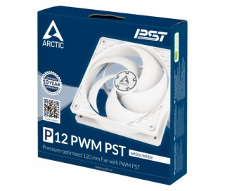 Arctic P12 PWM PST (White/White) PC