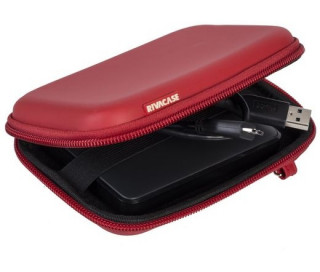 RivaCase 9101 Davos (PU) HDD Case Red Fényképezőgépek, kamerák