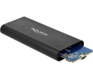 DeLock External Enclosure for M.2 NVMe PCIe SSD with SuperSpeed USB 10 Gbps (USB 3.1 Gen 2) USB Type-C female PC