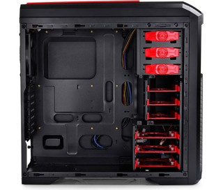 DeepCool KENDOMEN RD (Ablakos) - Fekete/Piros PC