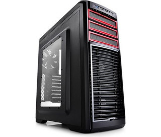 DeepCool KENDOMEN RD (Ablakos) - Fekete/Piros PC