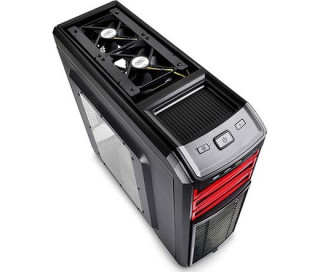 DeepCool KENDOMEN RD (Ablakos) - Fekete/Piros PC