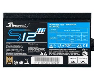 TÁP SEASONIC S12III 550W 80+ Bronze PC