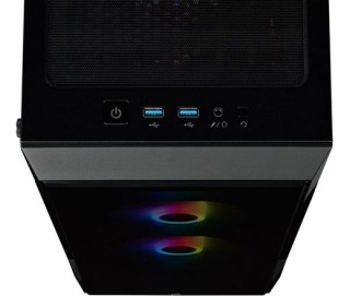 Corsair iCUE 220T RGB Midi Tower Fekete PC