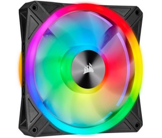 Corsair iCUE QL140 RGB PWM 14cm - Fekete (2-Pack) LED Control PC