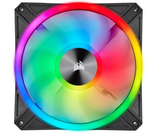 Corsair iCUE QL140 RGB PWM 14cm - Fekete (2-Pack) LED Control PC