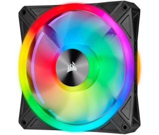 Corsair iCUE QL140 RGB PWM 14cm - Fekete (2-Pack) LED Control PC