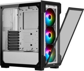 Corsair iCUE 220T RGB Midi Tower Fehér PC