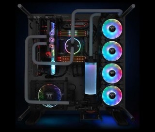 Thermaltake Riing Duo 12 LED RGB Premium Edition - 12cm (3-Pack) LED Control PC