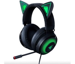 Razer Kraken Kitty Edition Headset Fejpánt Fekete, Zöld Mobil