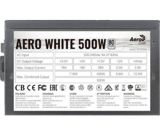 Aerocool Aero White 500W 80+ PC