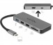 ODDNB-DVDRW DELOCK USB Type-C docking station 4K HDMI, Hub, SD kártyaolvasó, PD 2.0 thumbnail