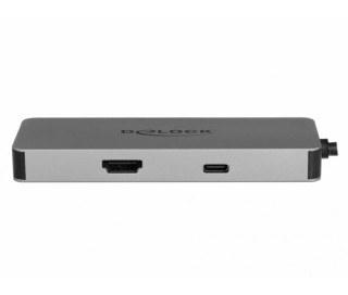 ODDNB-DVDRW DELOCK USB Type-C docking station 4K HDMI, Hub, SD kártyaolvasó, PD 2.0 PC