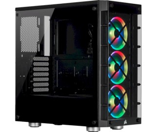 Corsair iCUE 465X RGB Midi Tower Fekete PC