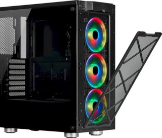 Corsair iCUE 465X RGB Midi Tower Fekete PC