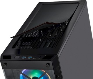 Corsair iCUE 465X RGB Midi Tower Fekete PC