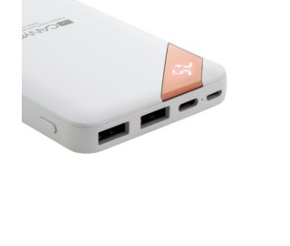 PBANK Canyon CNE-CPBP10W 10000mAh Powerbank with digital display White Mobil