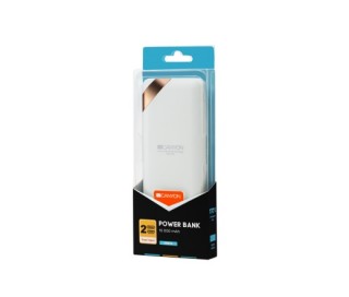 PBANK Canyon CNE-CPBP10W 10000mAh Powerbank with digital display White Mobil