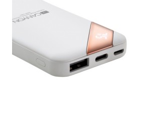 PBANK Canyon CNE-CPBP5W 5000mAh Powerbank with digital display White Mobil