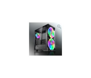 RAIJINTEK Silenos Pro A-RGB Midi-Tower Midi Tower Fekete, Átlátszó PC