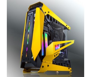 HÁZ RAIJINTEK NYX PRO Big-Tower TG Yellow PC