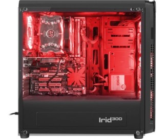 Natec Genesis Irid 300 Window Black/Red PC