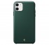 Spigen Ciel Cyrill Apple iPhone 11 Forest Green, bőr tok, zöld thumbnail