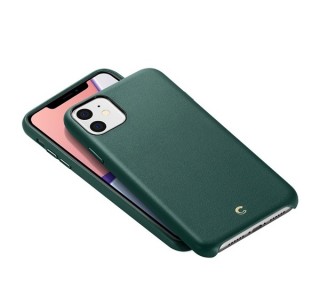 Spigen Ciel Cyrill Apple iPhone 11 Forest Green, bőr tok, zöld Mobil