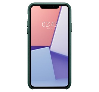 Spigen Ciel Cyrill Apple iPhone 11 Forest Green, bőr tok, zöld Mobil