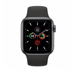 Apple Watch Series 5 GPS+Cellular okosóra, 40mm, Alumínium, asztroszürke/fekete Mobil