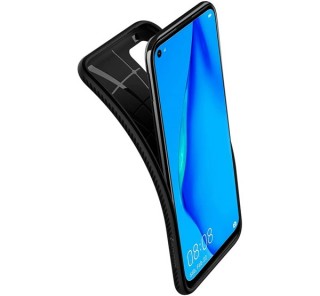 Spigen Liquid Air Huawei P40 Lite Matte Black tok, fekete Mobil