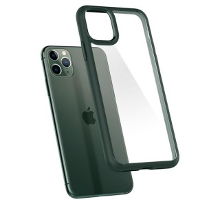 Spigen Ultra Hybrid Apple iPhone 11 Pro Midnight Green tok, zöld Mobil