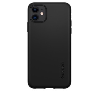 Spigen Thin Fit 360  Apple iPhone 11 Black tok, fekete Mobil