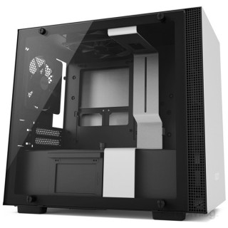 NZXT H200 Fekete-Fehér (Táp nélküli) ablakos mini-ITX ház PC