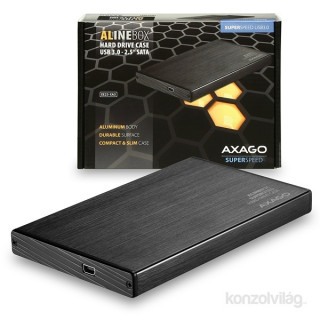 Axagon EE25-XA3 Fekete [2.5"/USB3.0] PC