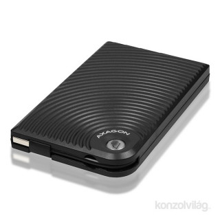 Axagon EE25-XP Fekete [2.5"/USB2.0] PC