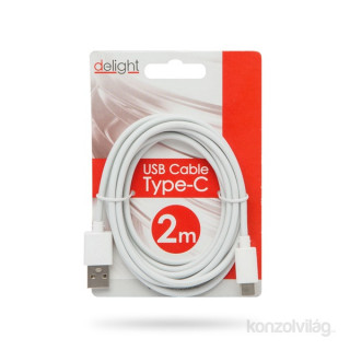 Delight USB Type-C 2m White Mobil