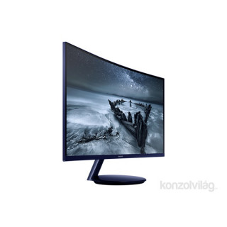 Samsung 27" C27H580FDU LED HDMI Display port ívelt fényes kék-fekete monitor PC