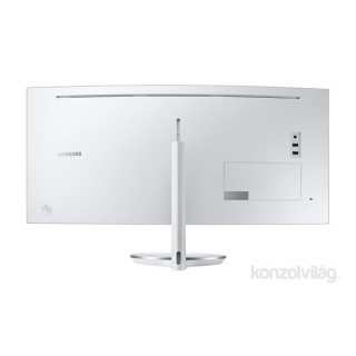 Samsung 34" C34F791WQU LED 2HDMI Display port ívelt kijelzős fehér monitor PC