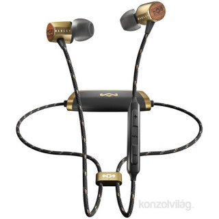 Marley Uplift 2 EM-JE103-BA fekete-arany Bluetooth fülhallgató headset Mobil