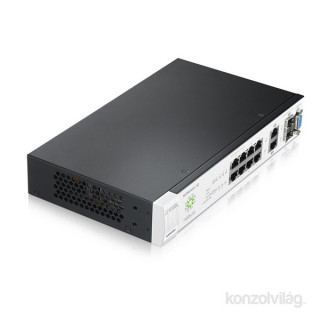 ZyXEL NSW100-10 Nebula 8port GbE LAN, 2port GbE SFP/RJ45 Combo Felhő alapú switch PC