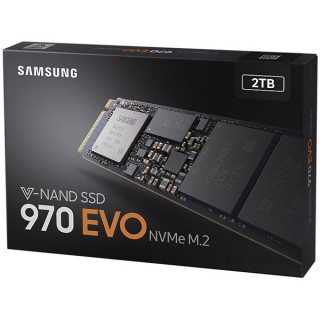 Samsung 2000GB NVMe M.2 2280 970 EVO (MZ-V7E2T0BW) SSD PC