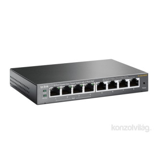 TP-Link TL-SG108PE 8port GbE LAN 4x PoE menedzselhető asztali Switch PC