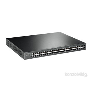 TP-Link T1600G-52PS 48port GbE LAN PoE+ 4 combo port GbE RJ45/SFP menedzselhető Switch PC