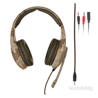 Trust GXT 310D Radius Gaming Headset Desert Camo PC