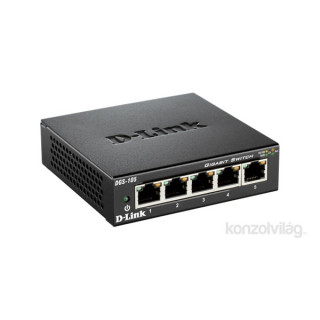 D-Link DGS-105 5port GbE LAN nem menedzselhető switch PC