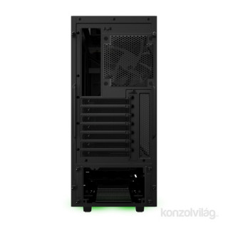 NZXT S340 Mid Tower Razer Edition Fekete (Táp nélküli) ATX ház PC