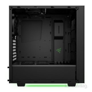 NZXT S340 Mid Tower Razer Edition Fekete (Táp nélküli) ATX ház PC