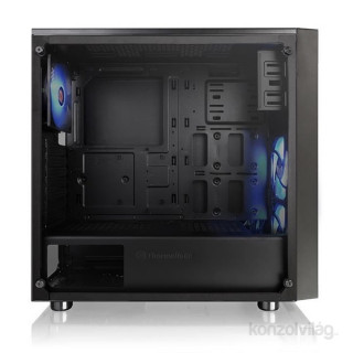 Thermaltake Versa J22 RGB (Edzett üveg) - Fekete PC